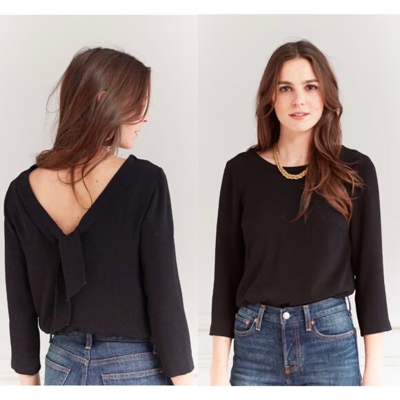 Sézane | Sezane | Felli Blouse in Black | Sz 34/2 - Picture 1 of 9